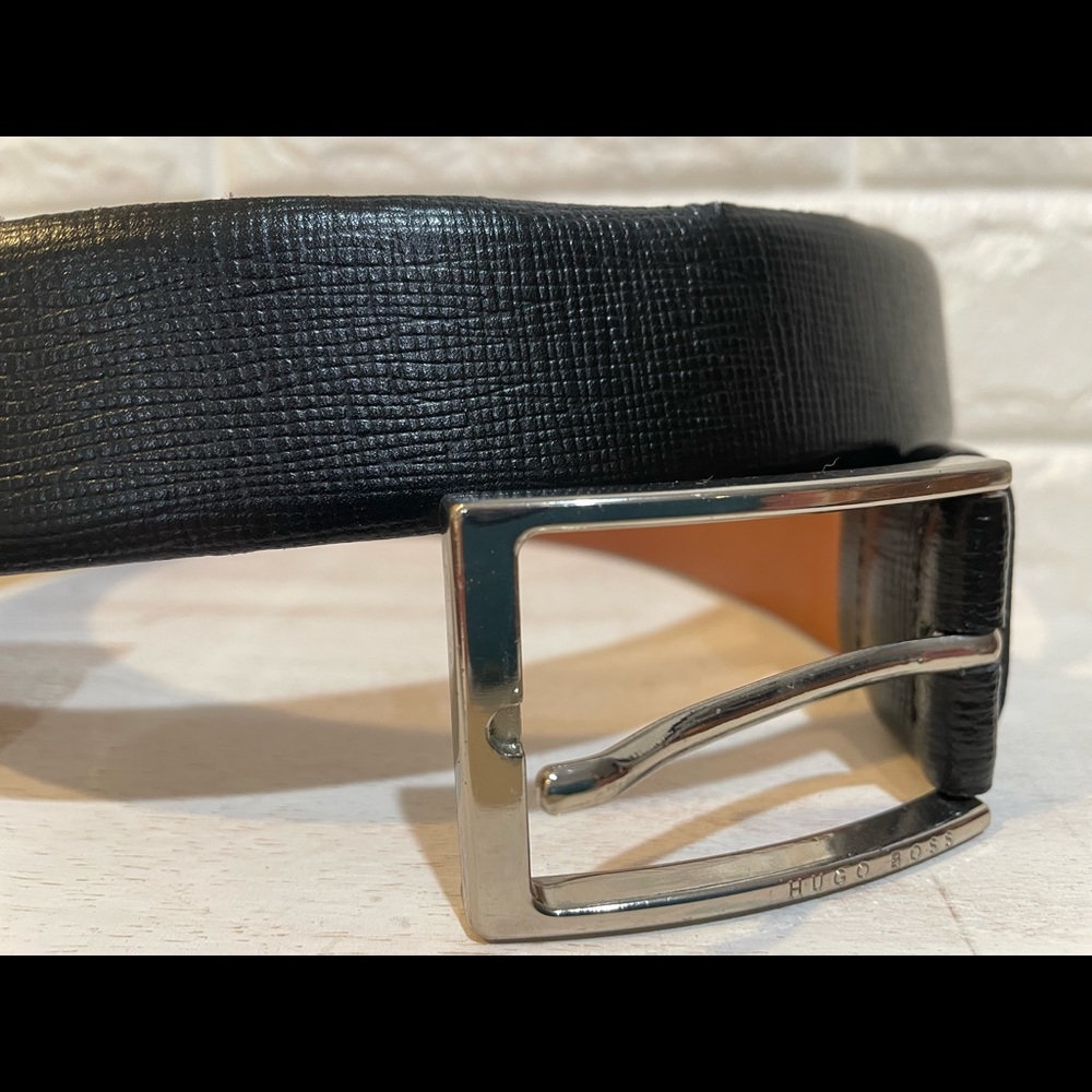 Hugo boss mens leather belt